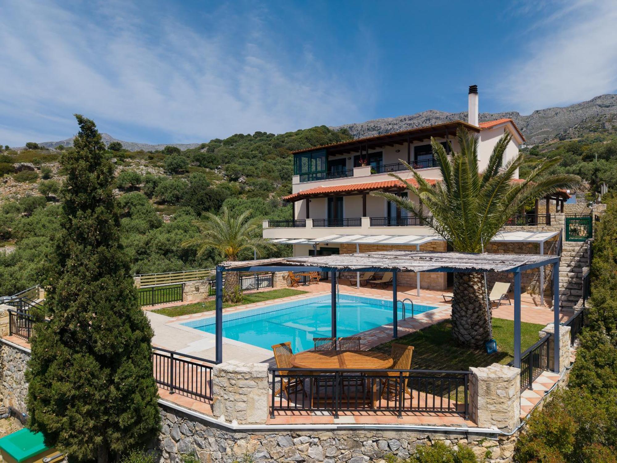 Souda Bay Loggia Villa Sellía Eksteriør billede