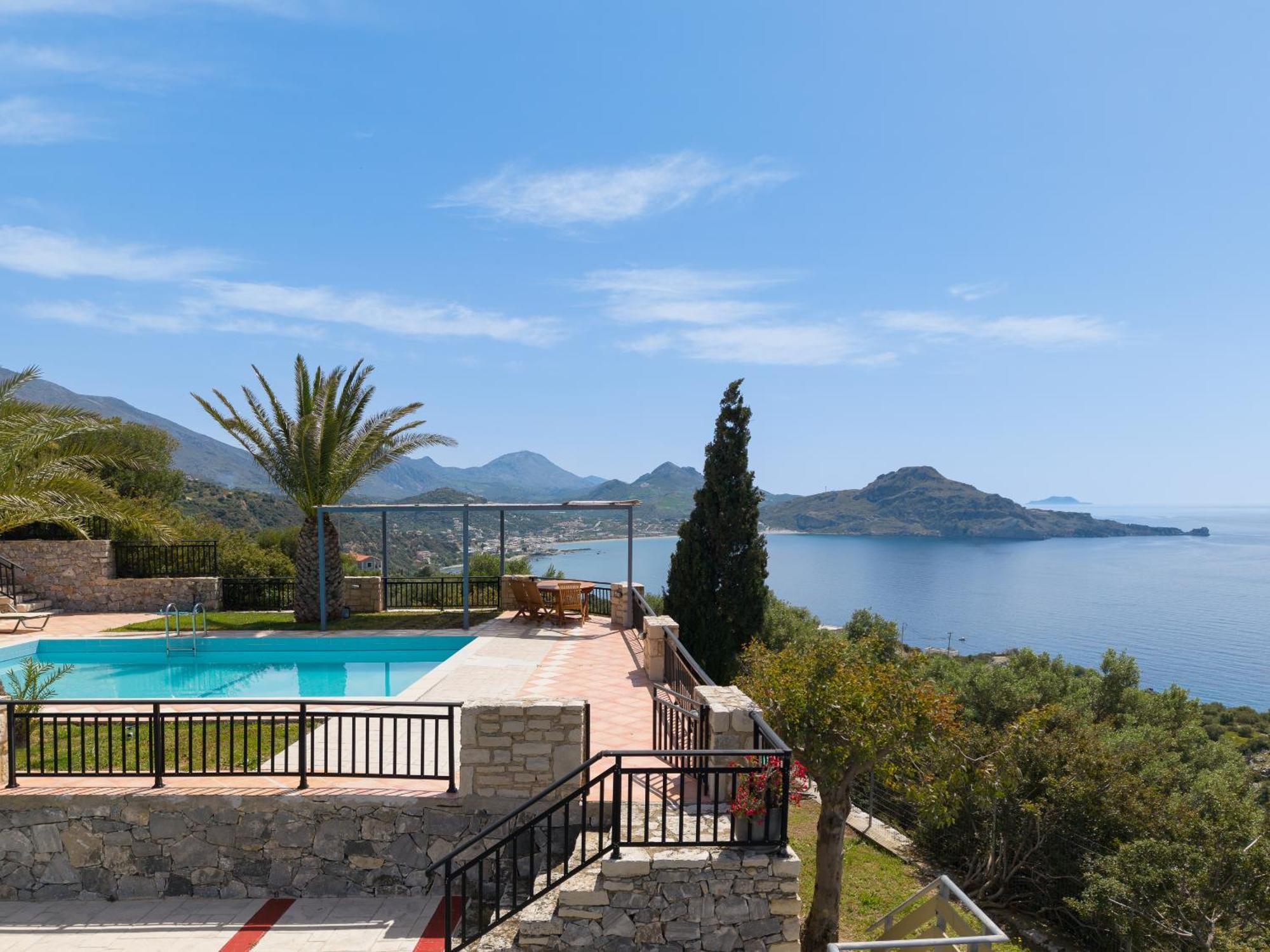 Souda Bay Loggia Villa Sellía Eksteriør billede