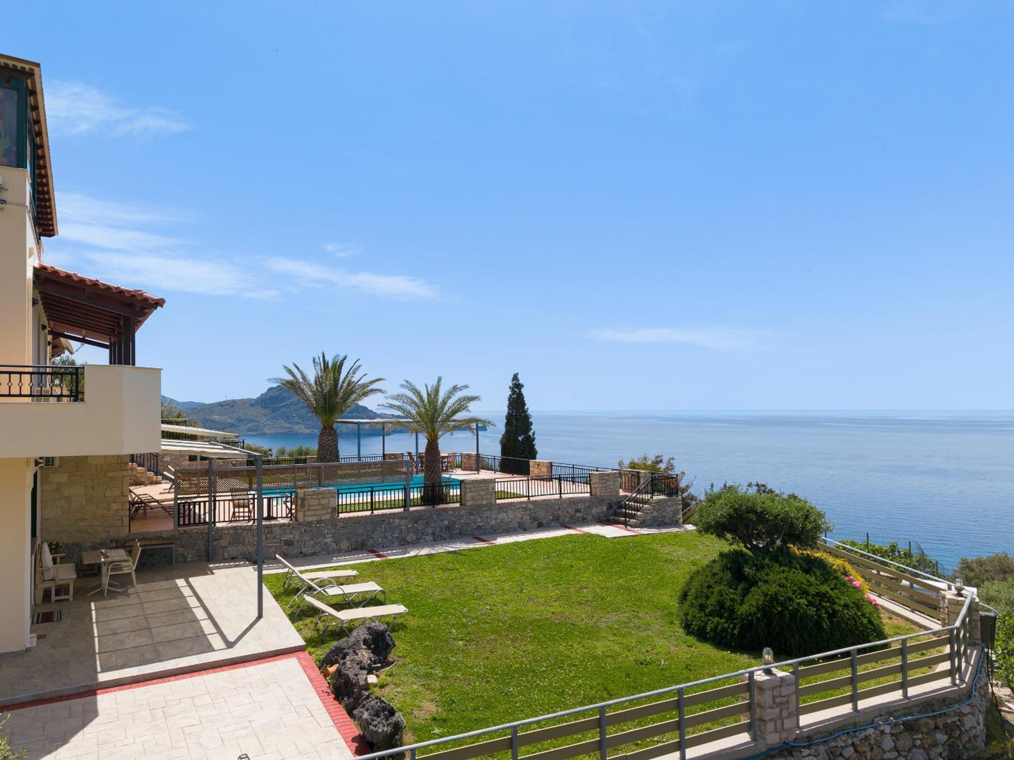 Souda Bay Loggia Villa Sellía Eksteriør billede