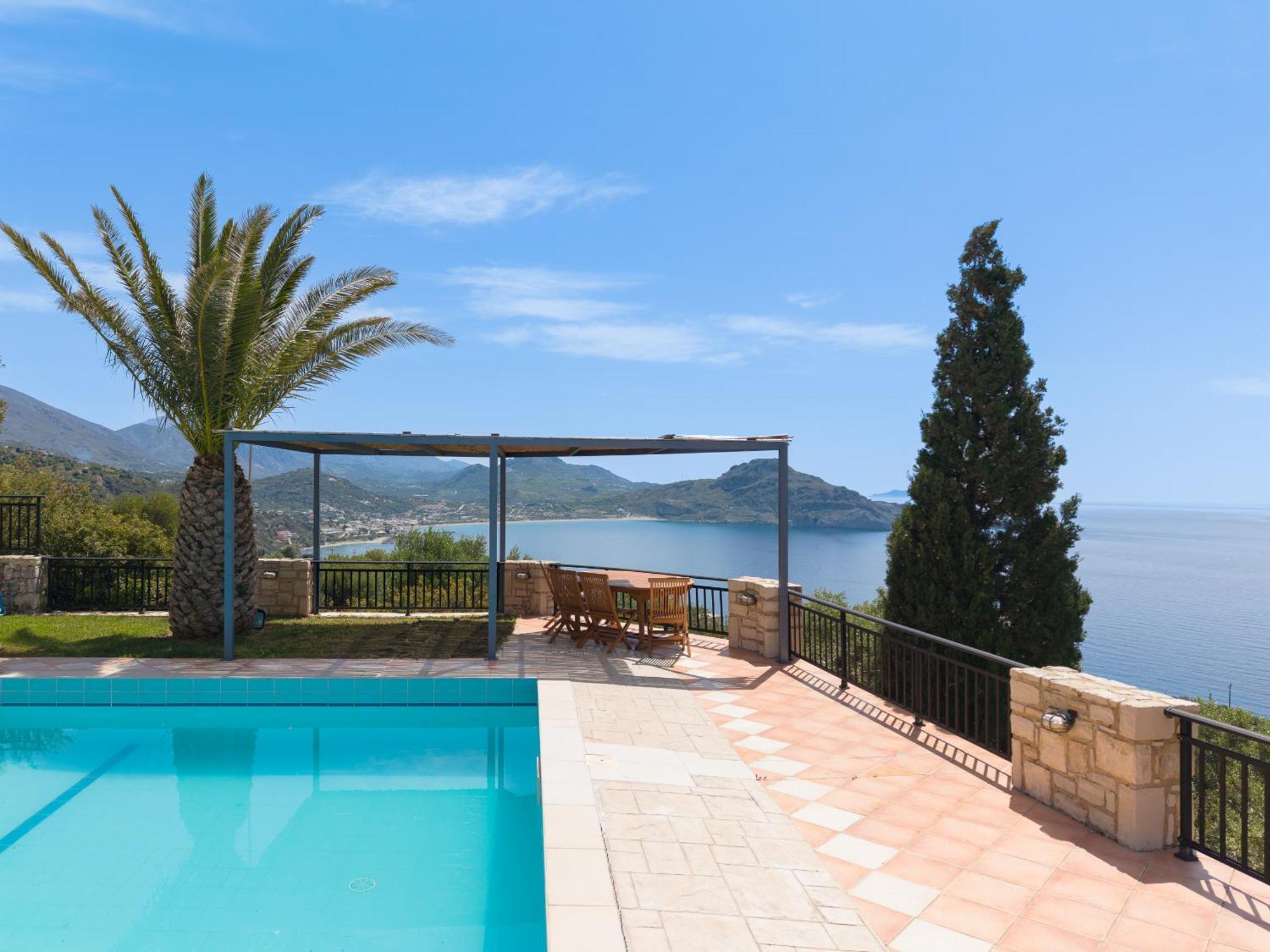Souda Bay Loggia Villa Sellía Eksteriør billede